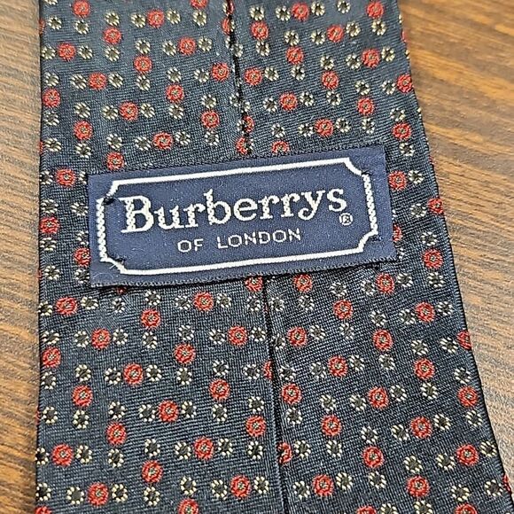 Burberrys of London vintage flower floral tie - Picture 2 of 5